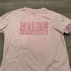 SHEIN Light Pink Malibu Tee